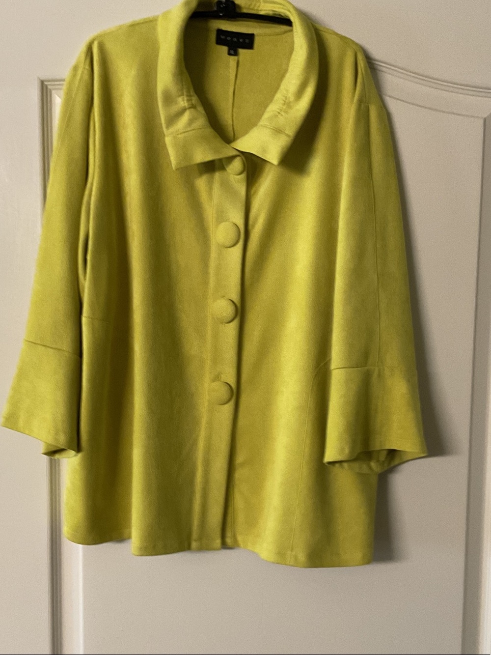 Weavz Bright Lime Green Button-Front jacket